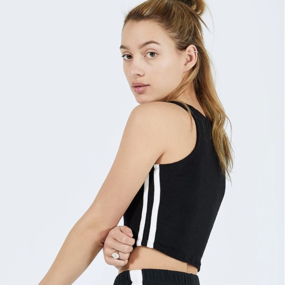 👽Joah Brown Rah Rah Crop Top👽